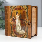 Деревянная шкатулка-книга «Книга» 14×14 см - фото 31029659