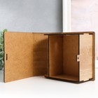 Деревянная шкатулка-книга «Ангел» 14×14 см - фото 45258289