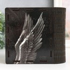 Деревянная шкатулка-книга «Ангел» 14×14 см - фото 45258290