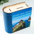 Книга - копилка для денег «Дом», для монет, купюр, дерево, 15×14×8 см - Фото 9