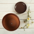 Горшок цветочный Павлинка 2,5л с подставкой - Фото 2