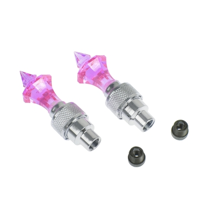 Светящийся колпачок на вентиль TORSO, набор 2 шт, МИКС