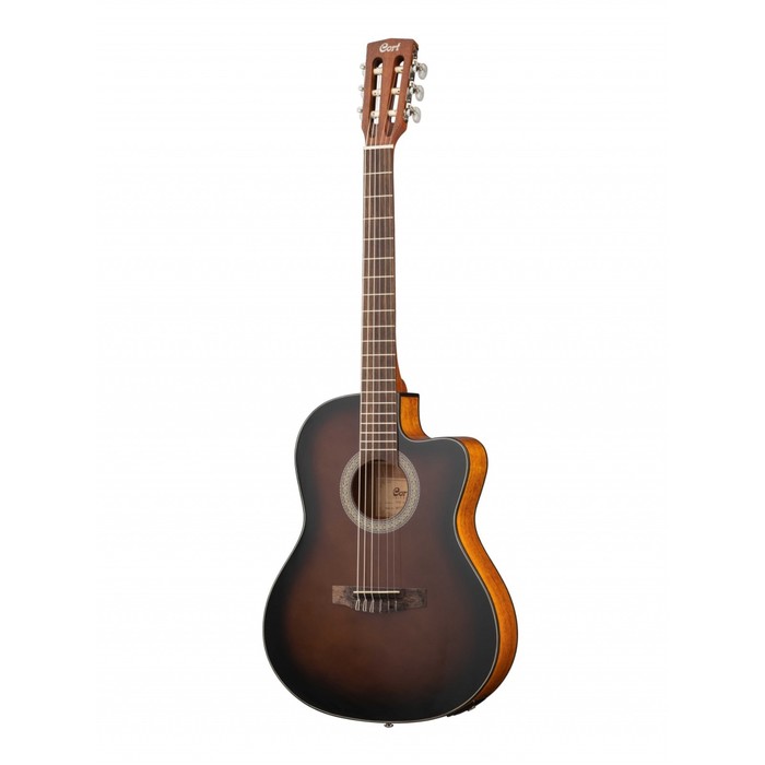 Классическая гитара со звукоснимателем, Cort JADE-E-Nylon-DBB Jade Series