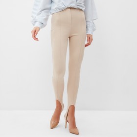 New Look leather look leggings in cream