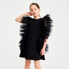 Платье для девочки MINAKU: PartyDress цвет чёрный, рост 116 - Фото 2