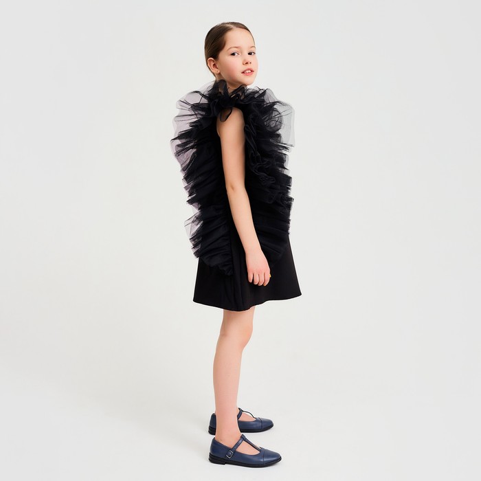 Платье для девочки MINAKU: PartyDress цвет чёрный, рост 152 - фото 1907416859