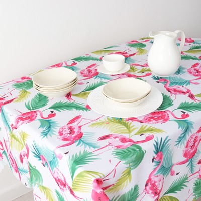Скатерть Доляна «Фламинго», 145×300 см, 100% п/э