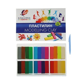 

Пластилин 24 цвета 480 г «Классика»
