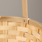 Корзина плетённая, 26×12/30 см, бамбук - Фото 2