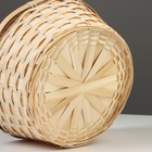 Корзина плетённая, 26×12/30 см, бамбук - Фото 5