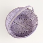 Корзина плетёная для хранения, 26×26×12 см, ручка h=18 см, бамбук, МИКС - Фото 5