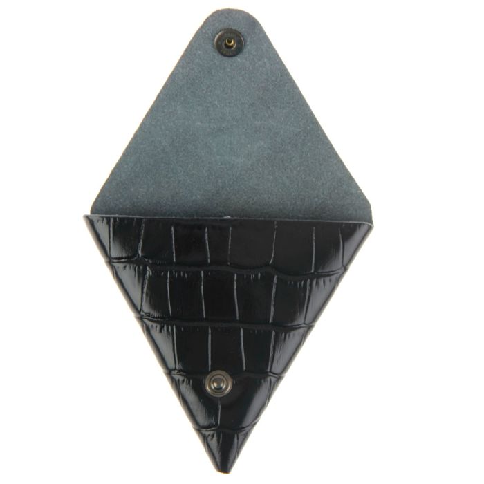 Футляр для монет на кнопке, цвет чёрный 39902