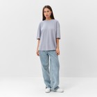 Футболка женская MIST Basic р. L-XL, серый - фото 804786079