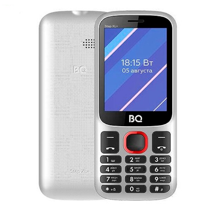 Сотовый телефон BQ M-2820 Step XL+, 2.8", 2 sim, 32Мб, microSD, 1000 мАч, бело-красный - Фото 1