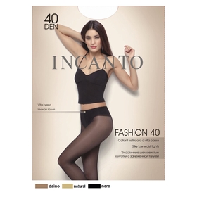 Колготки женские капроновые, INCANTO Fashion 40 ден, цвет телесный (naturel), размер 4 880054