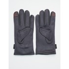 Классические перчатки зимние мужские серого цвета, размер 11-12 - Фото 3