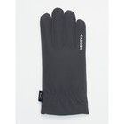 Классические перчатки зимние мужские серого цвета, размер 11-12 - Фото 4