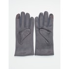 Классические перчатки зимние мужские серого цвета, размер 11-12 - Фото 3