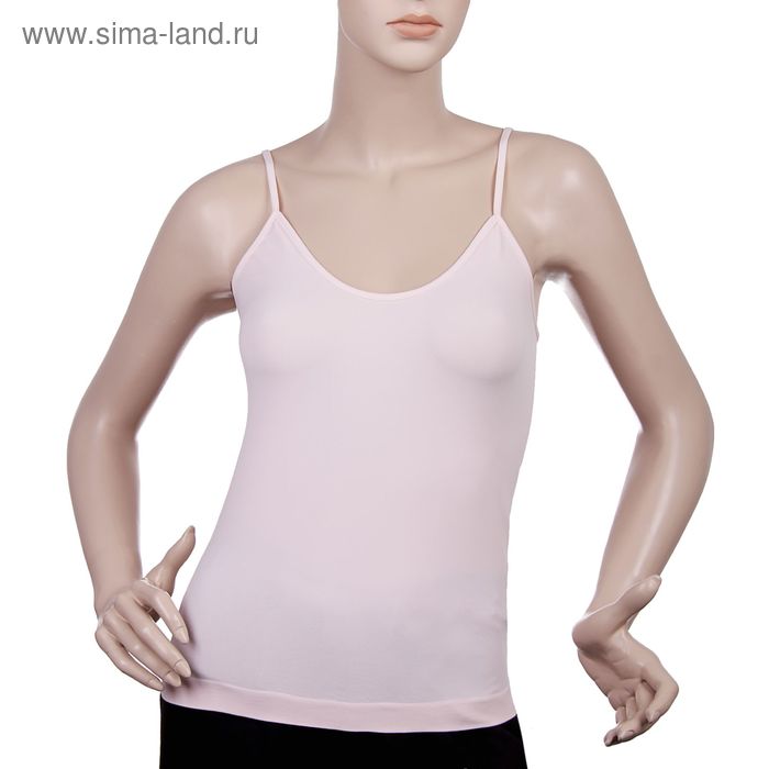 Майка женская бесшовная ARTG CARACO (pale pink,L/XL) - Фото 1