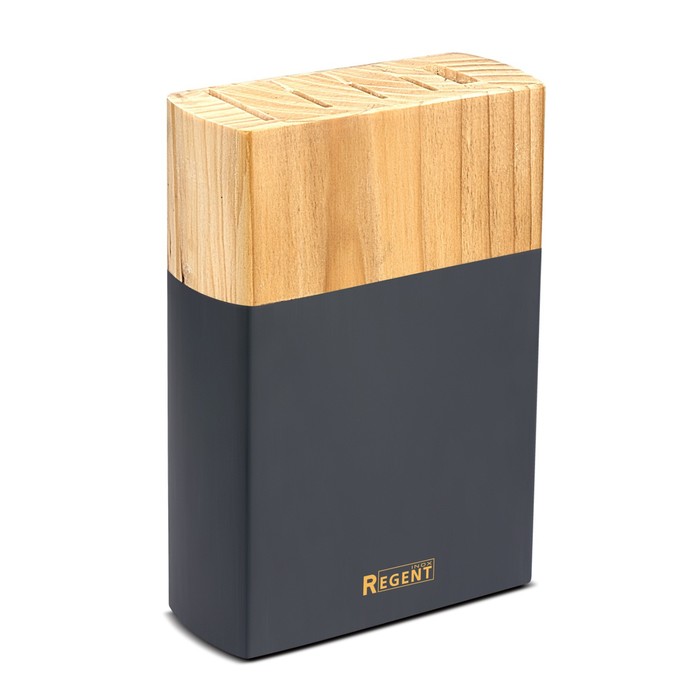 Подставка для ножей Regent inox Block, 21х15х6 см - Фото 1