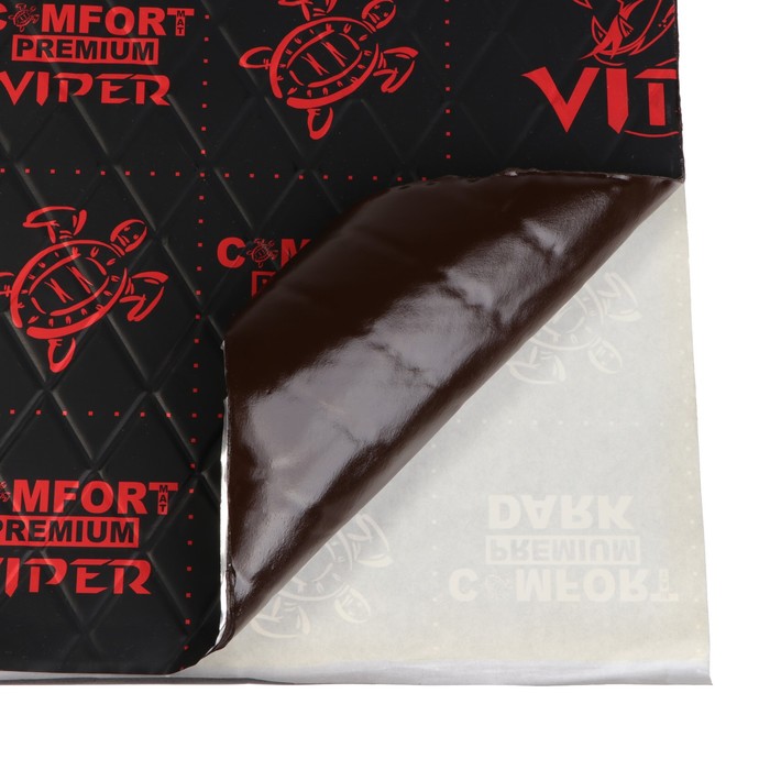 Виброизоляционный материал Comfort mat Dark Viper, размер 700x500x3 мм