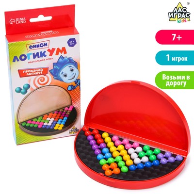 Настольная игра-головоломка на логику «ЛогикУМ», 180 заданий, Фиксики