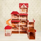 Дом для кукол «Мой милый дом», с куклами 2 шт., 388 деталей, с аксессуарами - фото 9581852
