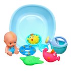 Набор резиновых игрушек для ванны «Игры малыша», с пищалкой, 8 шт, Крошка Я - фото 318830591