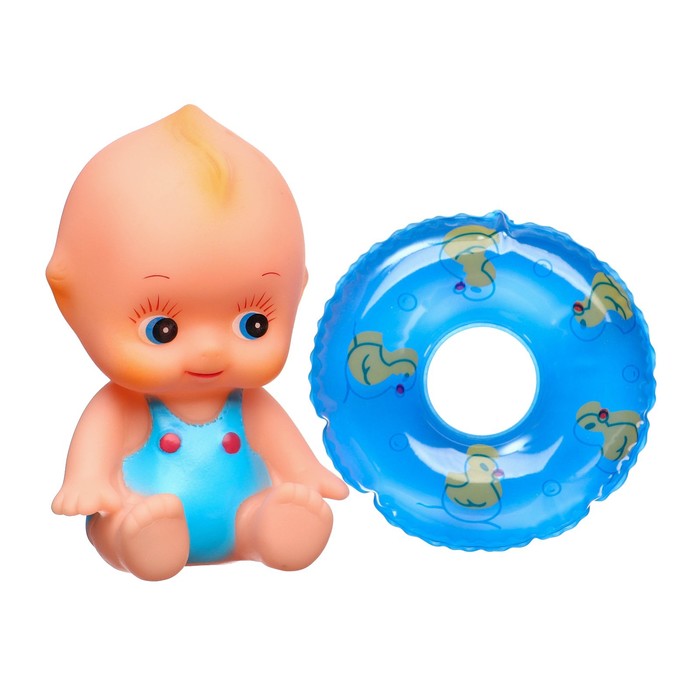 Набор резиновых игрушек для ванны «Игры малыша», с пищалкой, 8 шт, Крошка Я - фото 1897151150