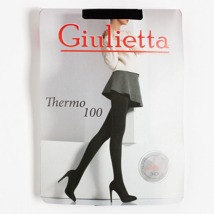Колготки женские Giulietta THERMO 100 den, цвет чёрный (nero), размер 4 - Фото 1