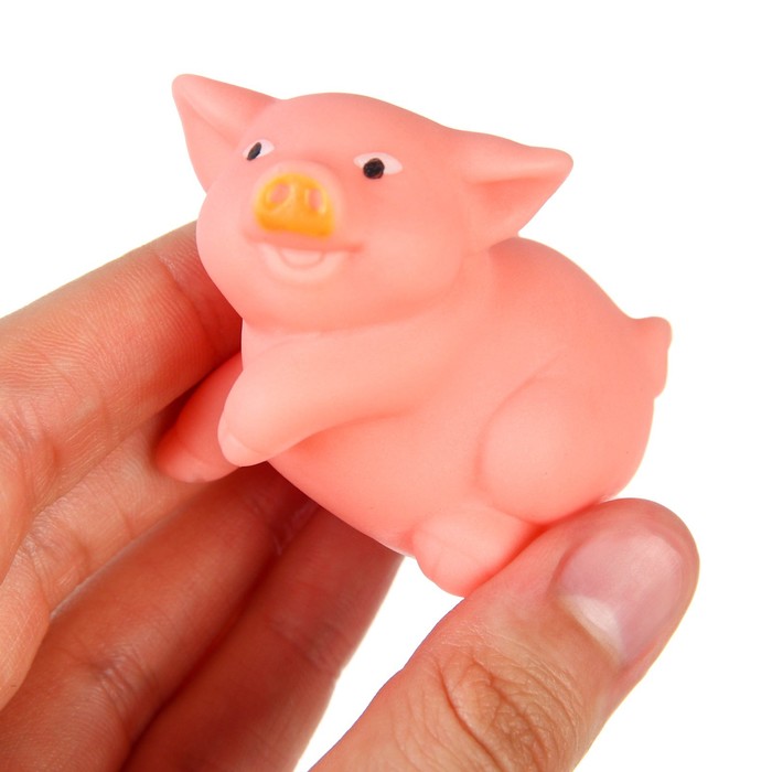 Набор игрушек для игры в ванне «Друзья», с пищалкой, 8 шт, цвет МИКС 53529