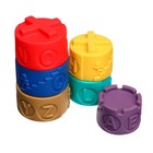 Набор резиновых игрушек для ванны «Пирамидка», 6 шт, Крошка Я - фото 3871120