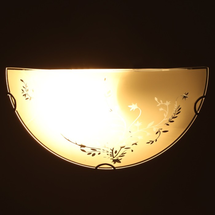 Светильник  "Нежность" 1 лампа E27 60 Вт  Ф300/2 - фото 1883873828