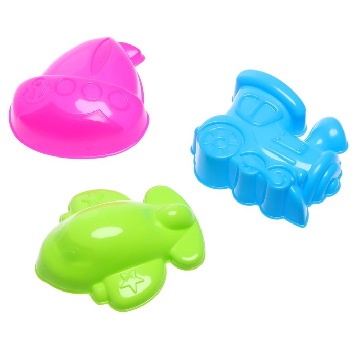 Песочный набор формочек STELLAR, 3 предмета - Фото 1