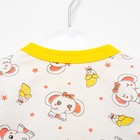 Комбинезон детский, цвет белый/слонёнок, рост 68 см 7613267