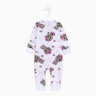 Комбинезон детский, цвет белый/собачки, рост 56 см - фото 27135389