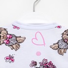 Комбинезон детский, цвет белый/собачки, рост 80 см - фото 33480215