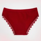 Трусы женские, цвет бордовый, размер 44-46 - фото 804786825