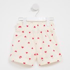 Шорты для девочки MINAKU: Cotton Collection, бежевые, рост 146 см - Фото 7
