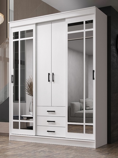 Шкаф-купе «Лорд», 1700×580×2200 мм, цвет белый