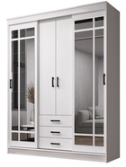 Шкаф – купе «Лорд», 1700×580×2200 мм, цвет белый - Фото 2