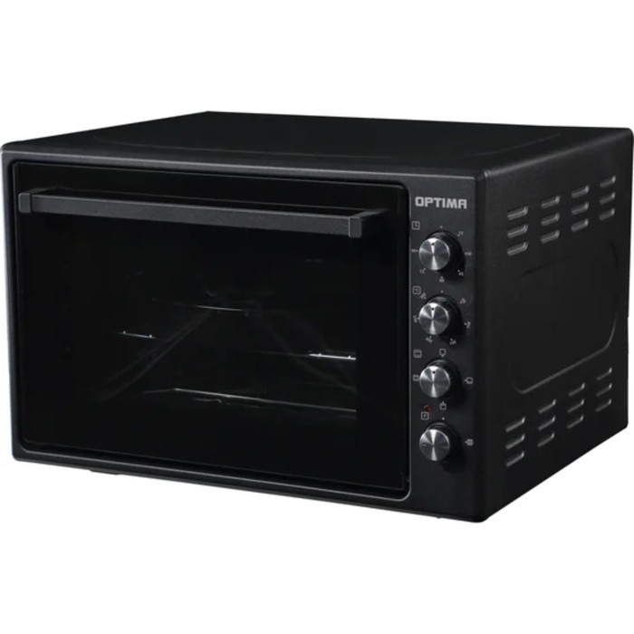

Мини-печь OPTIMA OFC-75BL, 1850 Вт, 75 л, 50-300°С, таймер, черная