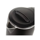 Чайник электрический WILLMARK WEK-2012PS, пластик, колба металл, 2 л, 2000 Вт, черный - Фото 3