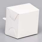 Кондитерская упаковка под бенто торт, белая, 12 х 12 х 8,5 см - Фото 3