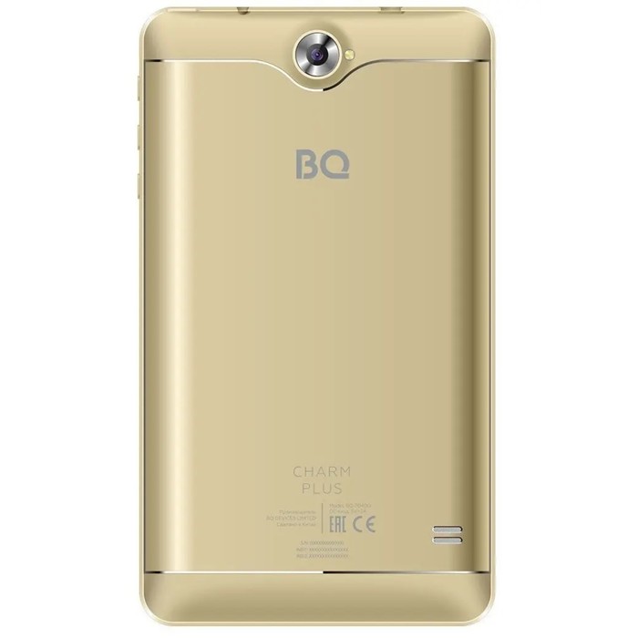 Планшет BQ 7040G Charm Plus, 7", IPS, 1024х600, 2Гб, 16Гб, 2Мп, 2800мАч, золотистый - фото 51359227