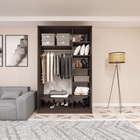 Шкаф–купе «Хит–22–15–15», 1500×620×2200 мм, цвет венге цаво  (артикул 4786989)  большой выбор товаров оптом и в розницу по низким ценам с доставкой