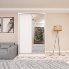 Шкаф–купе «Хит-22–15–15», 1500×620×2200 мм, цвет белый шагрень  (артикул 4786990)  большой выбор товаров оптом и в розницу по низким ценам с доставкой