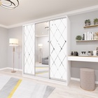 Шкаф–купе «Хит–22–20–656», 2000×620×2200 мм, цвет белый шагрень/ромб большой на матовом  (артикул 4787387)  большой выбор товаров оптом и в розницу по низким ценам с доставкой