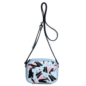 

Сумка кросс-боди, отдел на молнии, цвет розовый/голубой 15х18х6см