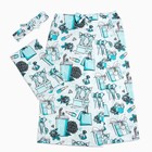 Набор для сауны Этель "Mint mood" парео с бантиком+полотенце 80х150 см+повязка,100% хл - фото 26669492